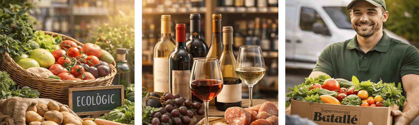 Procés per demanar el servei a domicili del Supermercat Batallé a Vidreres: contacte, comanda i entrega a casa<br />
